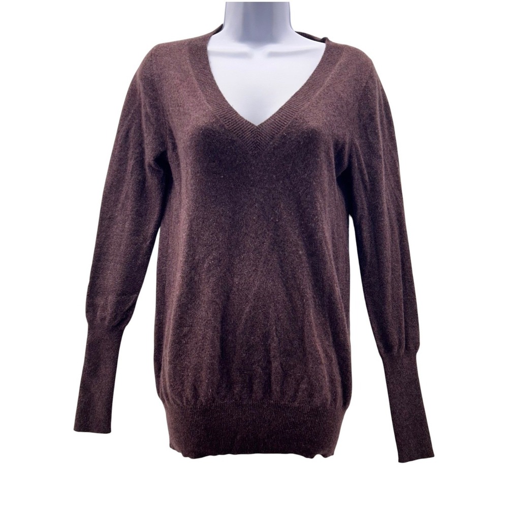J Crew Vintage Y2K Cashmere Sweater Plum‎ Purple Small